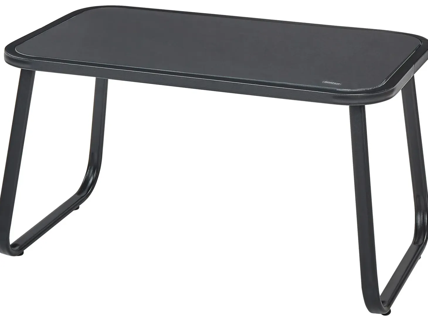 BARREA 4 personers Loungesæt med bord Sort Metal