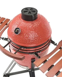 BBQ kulgrill KAMADO Keramik Rød
