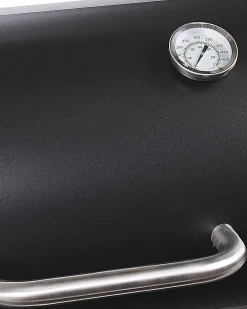 BBQ kulgrill KATLA med rygeovn Metal Sort