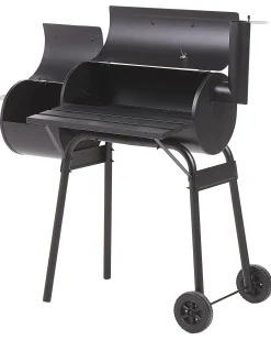BBQ kulgrill KATLA med rygeovn Metal Sort