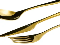 Bestiksæt med 30 dele FARFALLE Guld