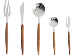 Bestiksæt med 30 dele GEMELLI Sølv