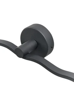 Billede og spejl LED-lys AILETTE Metal Sort