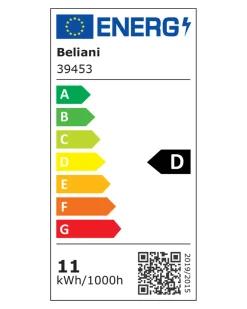 Billede og spejl LED-lys AILETTE Metal Hvid