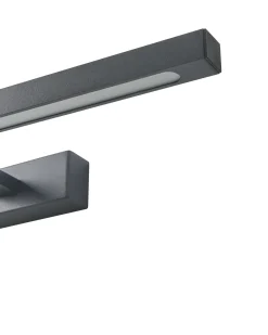 Billede og spejl LED-lys ARROS Metal Sort