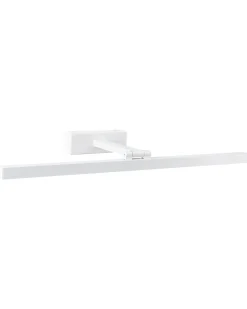 Billede og spejl LED-lys ARROS Metal Hvid