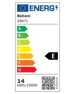 Billede og spejl LED-lys ARROS Metal Sølv
