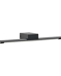 Billede og spejl LED-lys CASAL Metal Sort