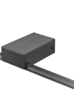 Billede og spejl LED-lys CASAL Metal Sort