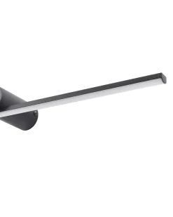 Billede og spejl LED-lys GABAS Metal Sort