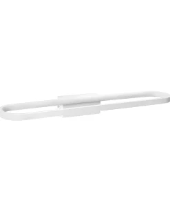 Billede og spejl LED-lys MIDOU Metal Hvid