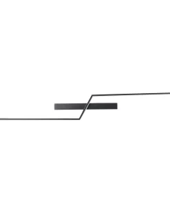 Billede og spejl LED-lys NOCEDA Metal Sort