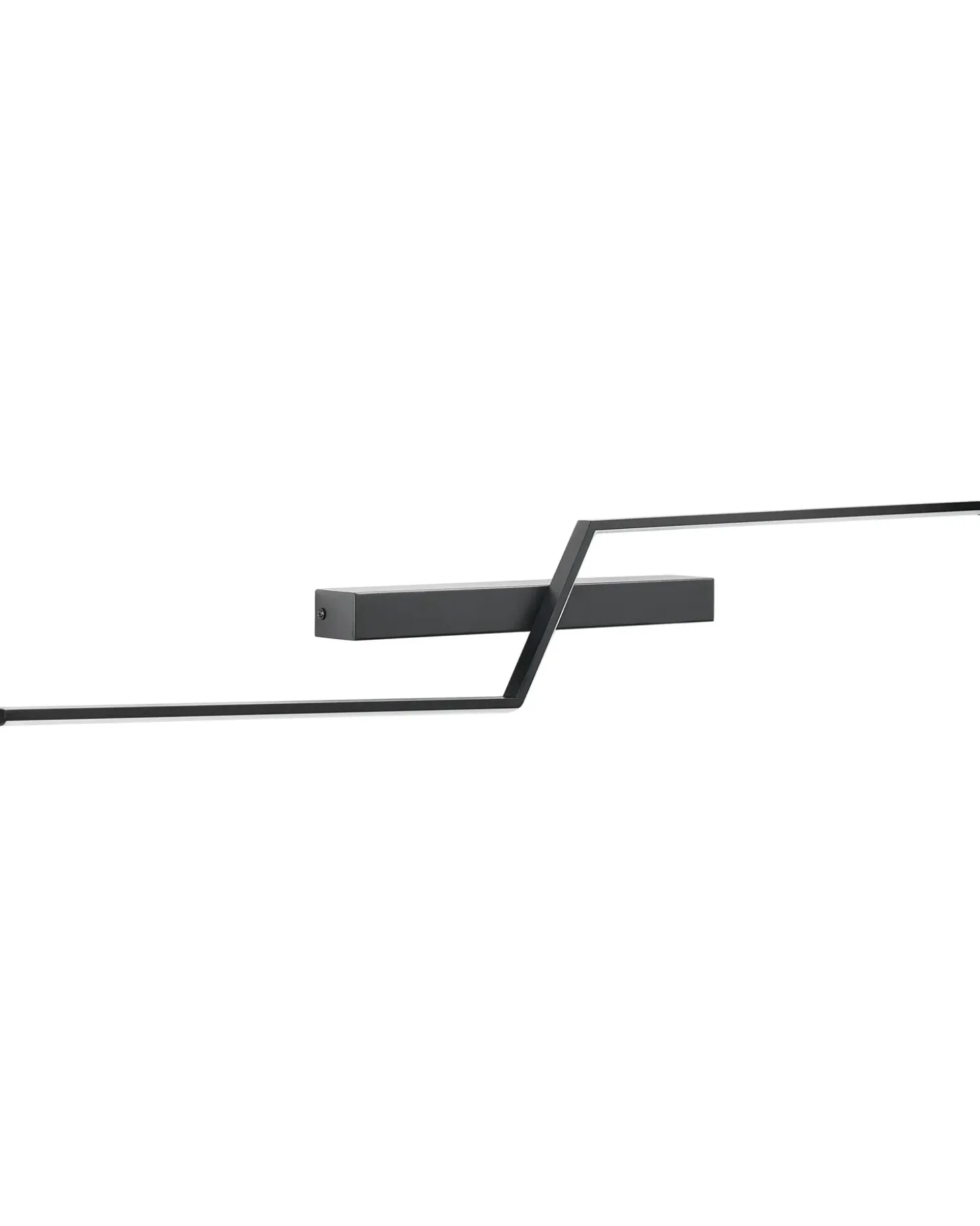 Billede og spejl LED-lys NOCEDA Metal Sort