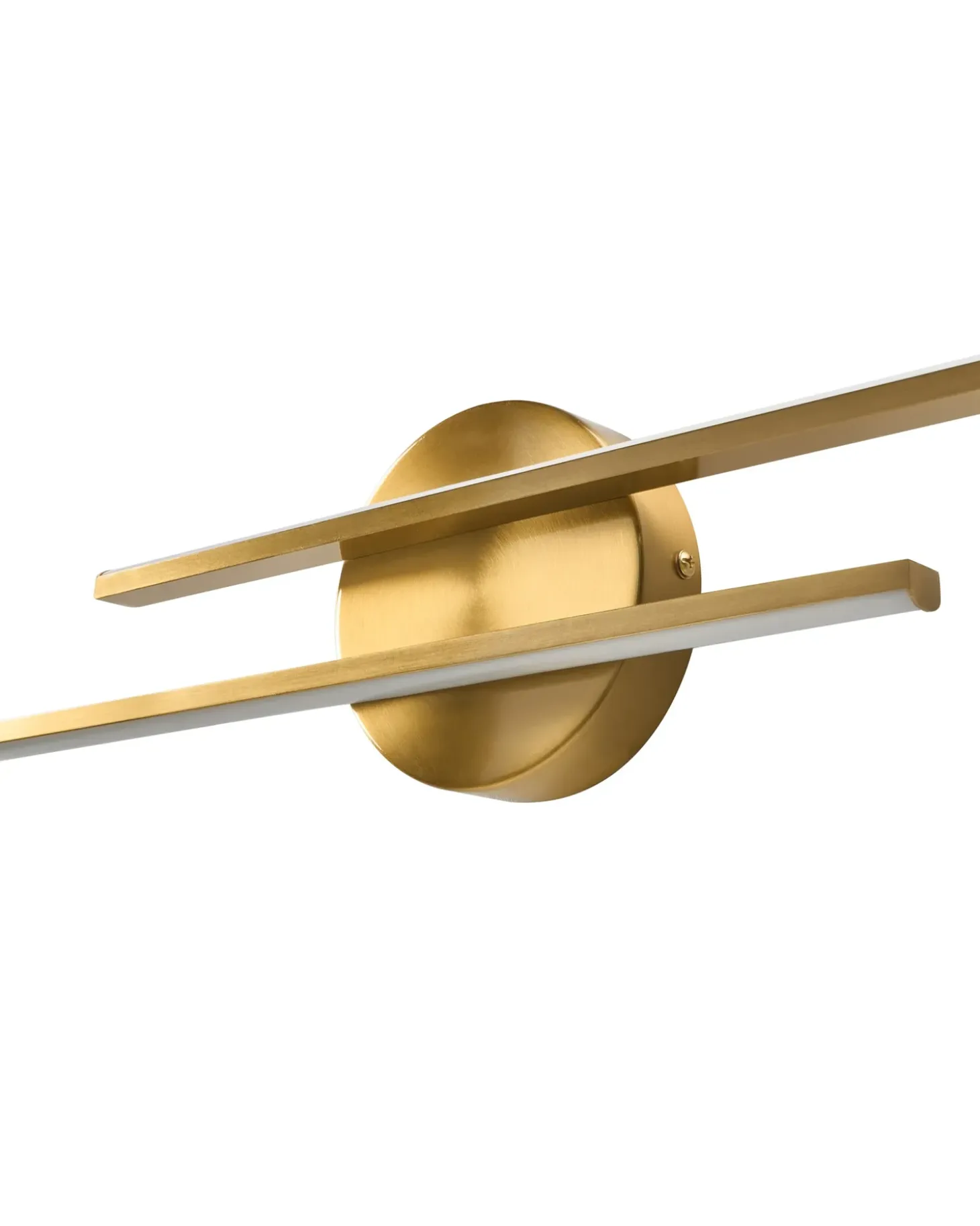 Billede og spejl LED-lys TOUQUES Metal Guld