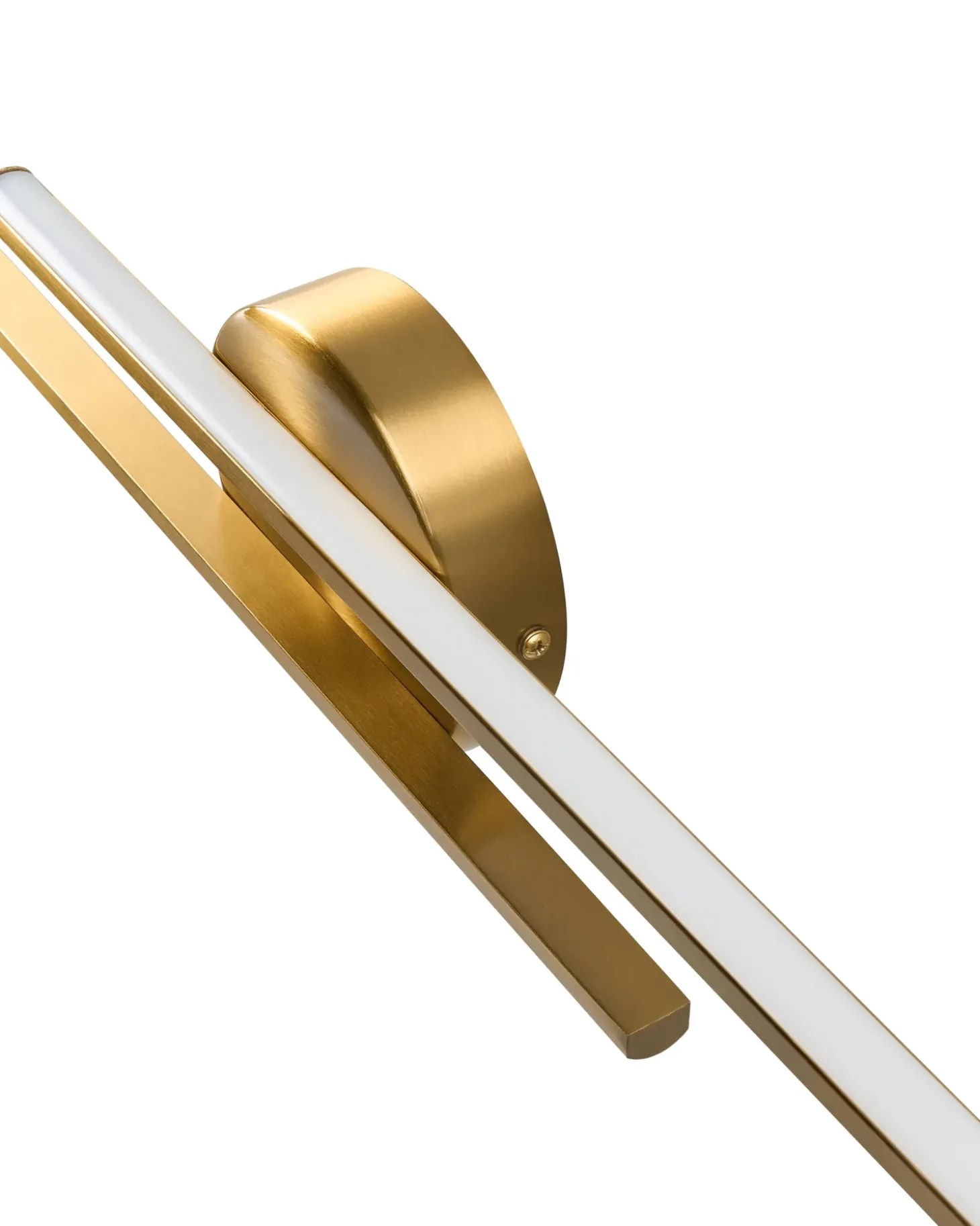 Billede og spejl LED-lys TOUQUES Metal Guld