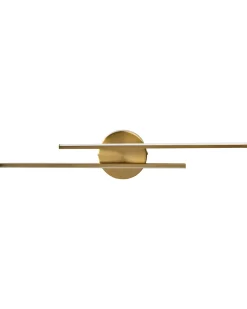 Billede og spejl LED-lys TOUQUES Metal Guld