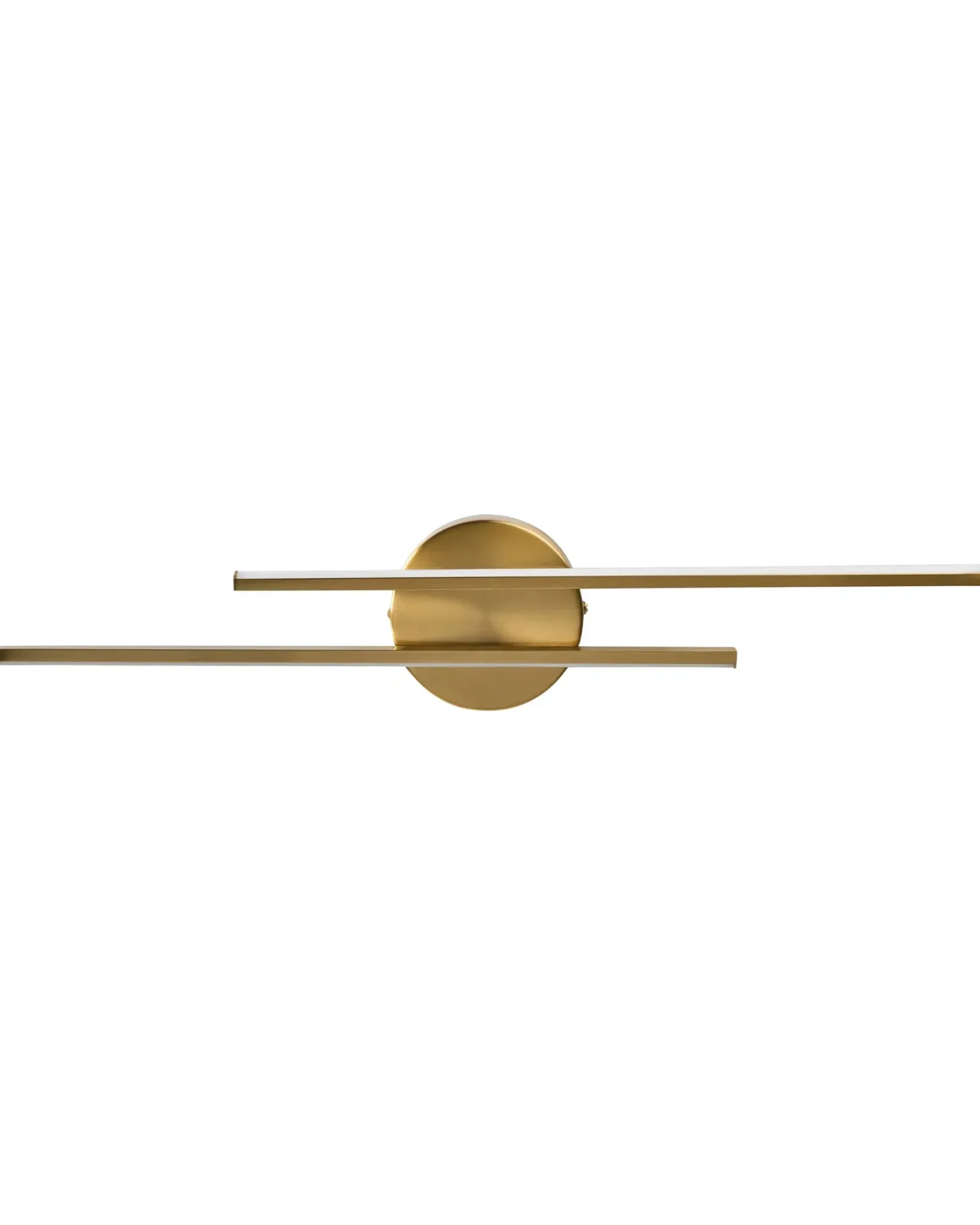 Billede og spejl LED-lys TOUQUES Metal Guld