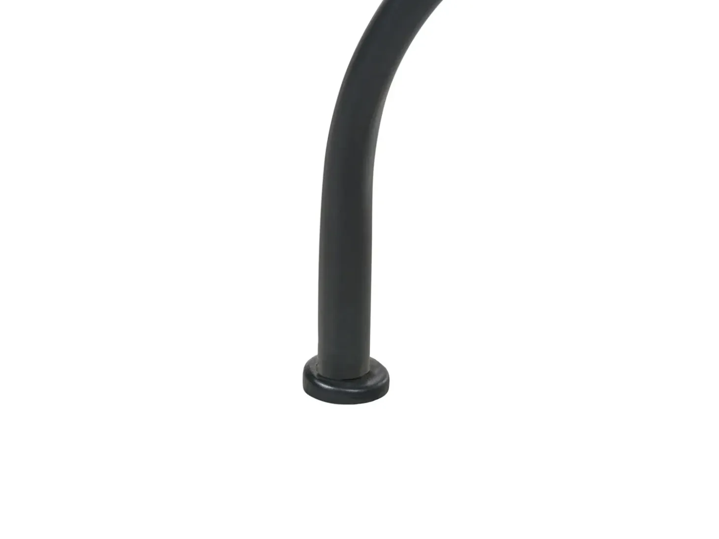 Bistro bord ADRANO 60 cm 60 cm Terrazzo effekt Metal Sort