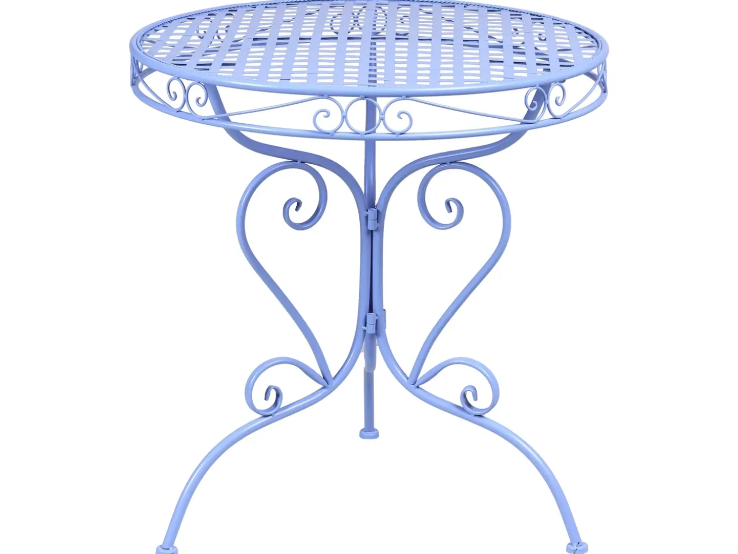 Bistro bord ALBINIA 70 cm 70 cm Metal Blå