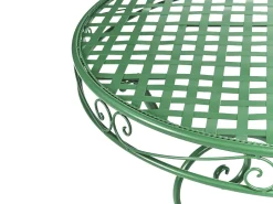 Bistro bord ALBINIA 70 cm 70 cm Metal Grøn