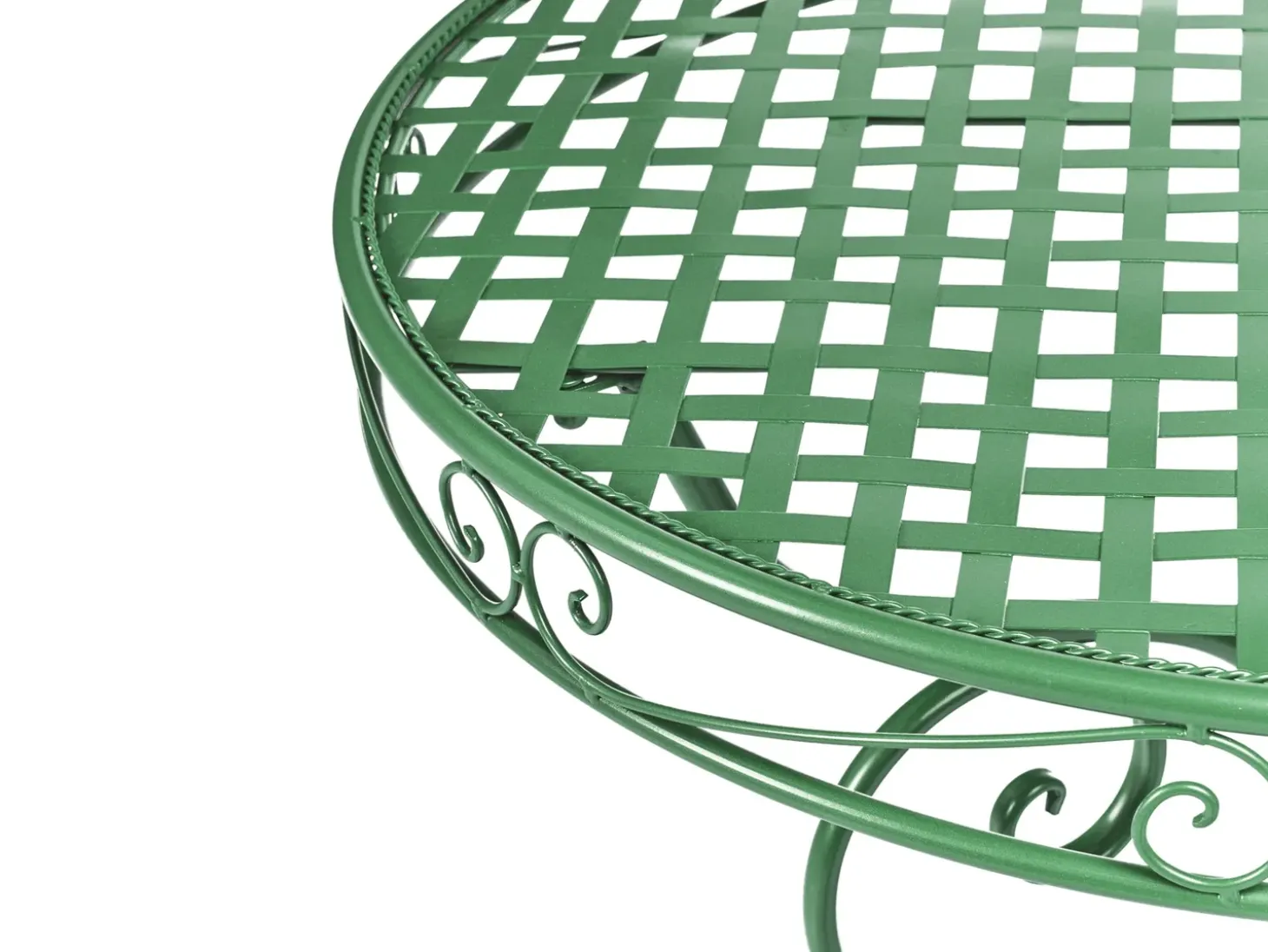 Bistro bord ALBINIA 70 cm 70 cm Metal Grøn