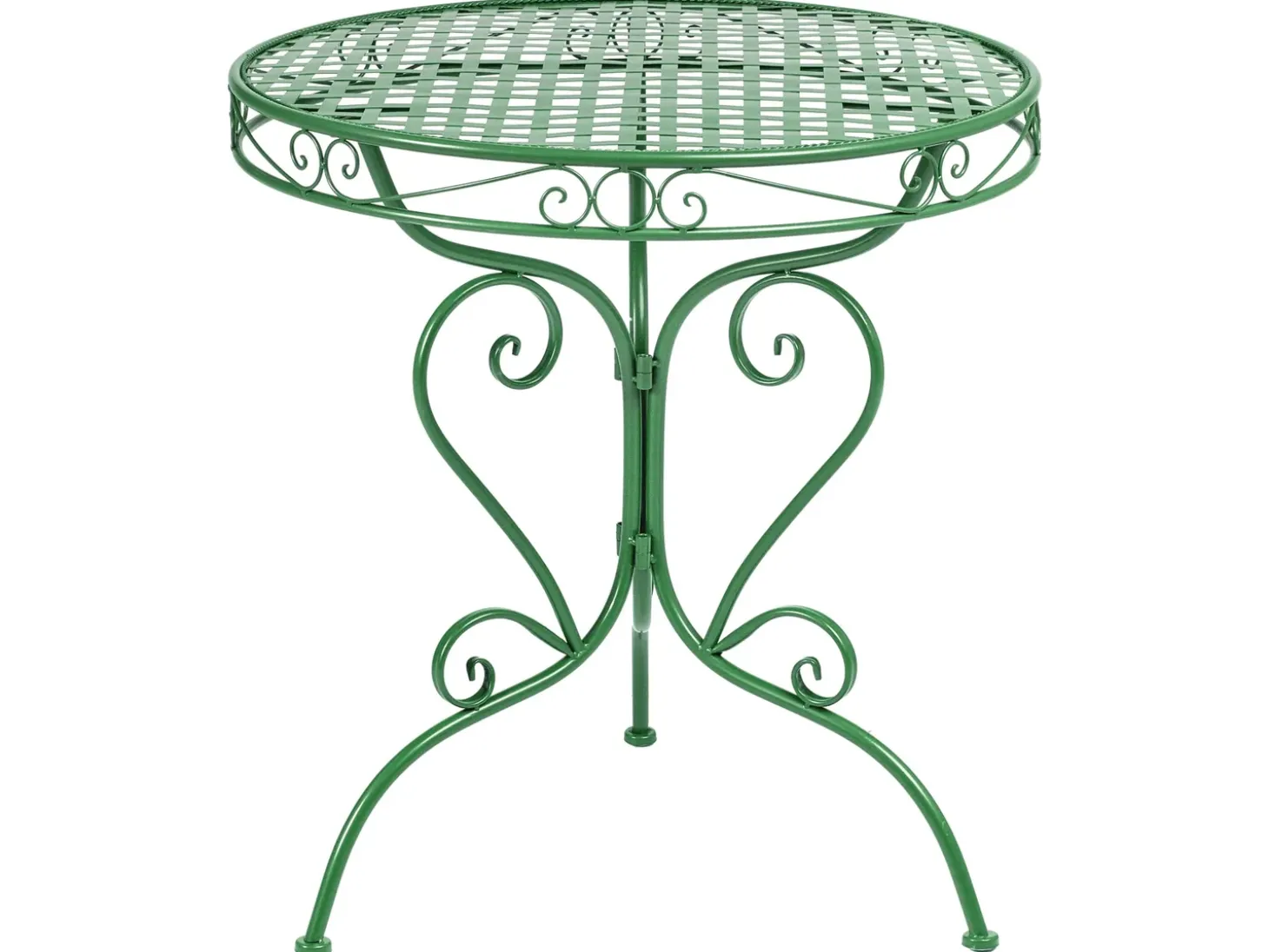 Bistro bord ALBINIA 70 cm 70 cm Metal Grøn