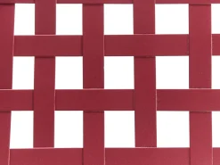 Bistro bord ALBINIA 70 cm 70 cm Metal Bordeaux