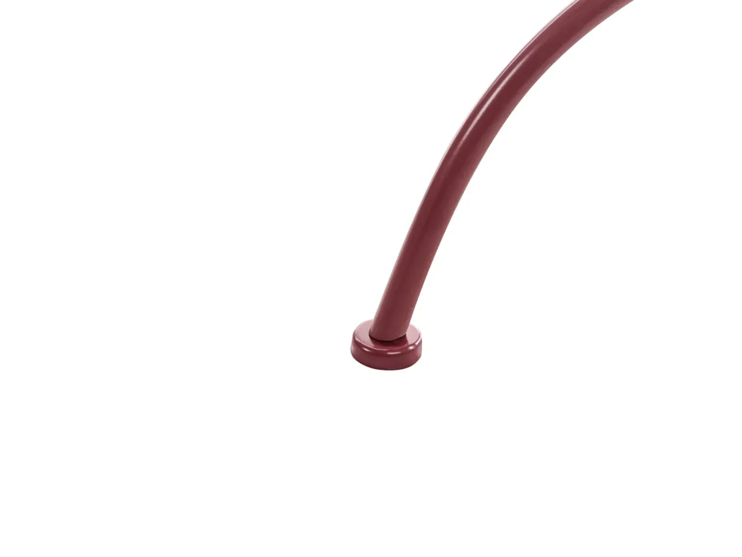 Bistro bord ALBINIA 70 cm 70 cm Metal Bordeaux