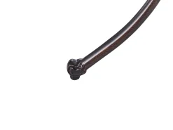 Bistro bord ANDALO 68 cm 68 cm Metal Brun