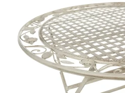 Bistro bord BIVIO 90 cm 90 cm Metal Cremehvid