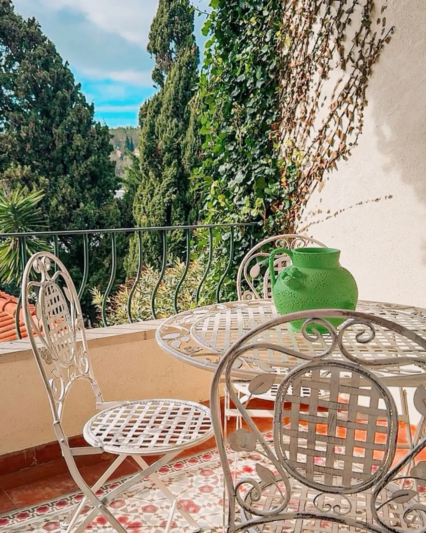 Bistro bord BIVIO 90 cm 90 cm Metal Cremehvid