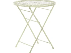 Bistro bord BIVIO 70 cm 70 cm Metal Lysegrøn