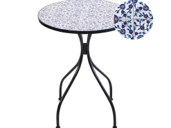 Bistro bord CAMPRENA 60 cm 60 cm Metal Sort