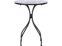 Bistro bord CAMPRENA 60 cm 60 cm Metal Sort