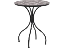 Bistro bord CARIATI 60 cm 60 cm Sort
