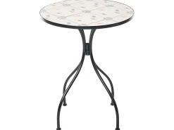 Bistro bord CARONA 60 cm 60 cm Metal Sort