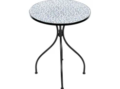 Bistro bord CHAPECO 60 cm 60 cm Metal Sort
