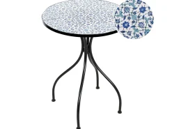 Bistro bord CHAPECO 60 cm 60 cm Metal Sort