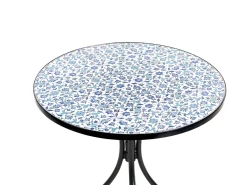 Bistro bord CHAPECO 60 cm 60 cm Metal Sort