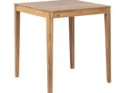 Bistro bord CHIOGGIA 70 cm 70 cm Certificeret akacietræ Lysebrun