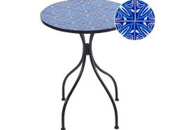 Bistro bord CIGLIANO 60 cm 60 cm Metal Sort