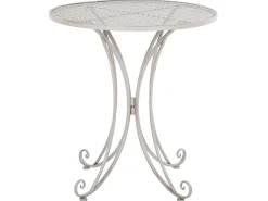 Bistro bord CILENTO 71 cm 71 cm Metal Grå