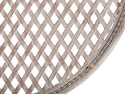 Bistro bord CILENTO 71 cm 71 cm Metal Grå