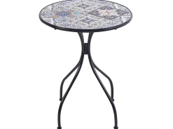 Bistro bord CIVITA 60 cm 60 cm Metal Sort