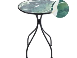 Bistro bord COZZANA 60 cm 60 cm Metal Sort