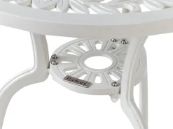 Bistro bord DASCIO 61 cm 61 cm Metal Cremehvid