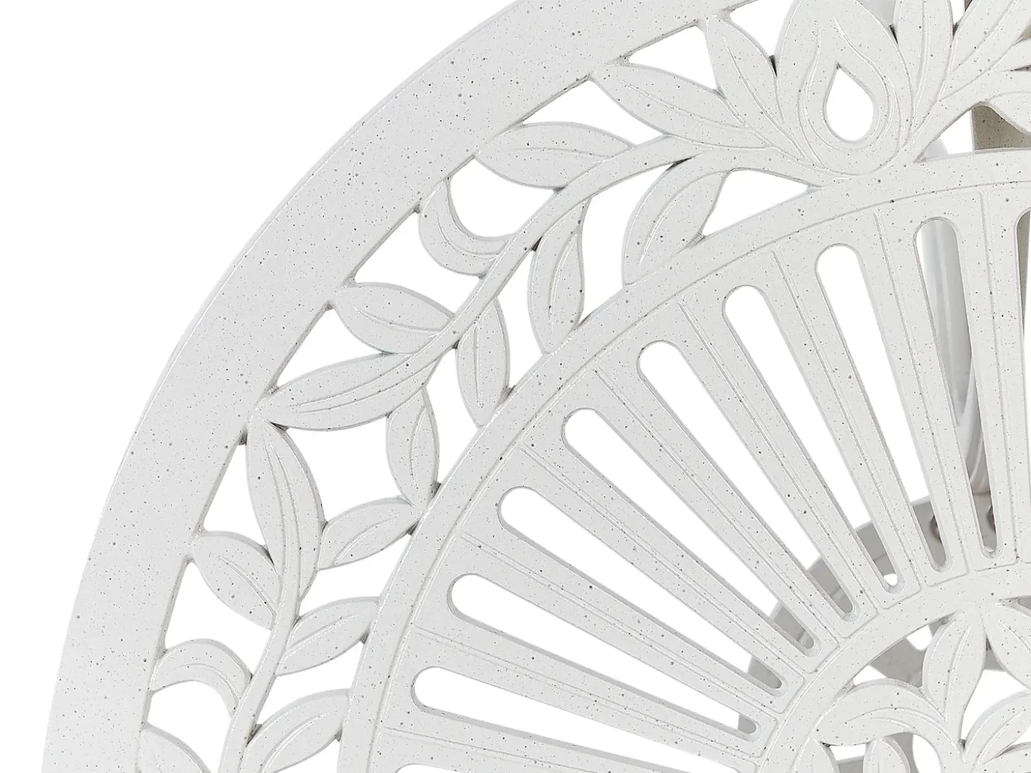 Bistro bord DASCIO 61 cm 61 cm Metal Cremehvid