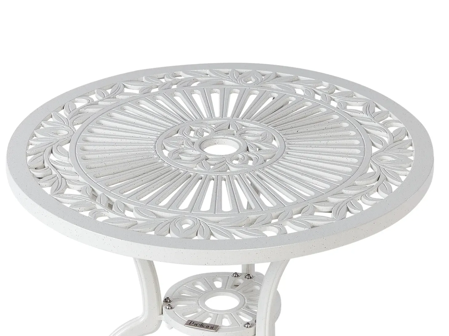Bistro bord DASCIO 61 cm 61 cm Metal Cremehvid