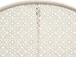 Bistro bord JUINA 80 cm 36 cm Metal Lys Beige