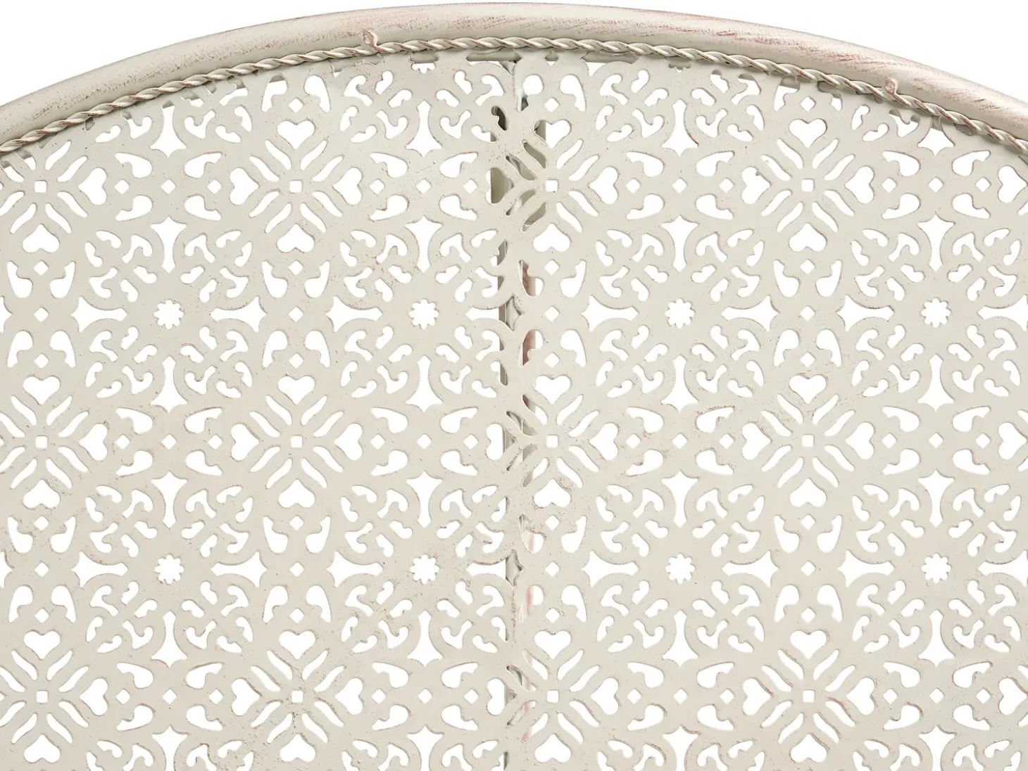 Bistro bord JUINA 80 cm 36 cm Metal Lys Beige